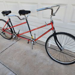 Vintage 1973 Schwinn Twinn Tandem Bicycle Project or Parts