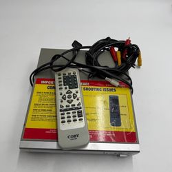 Coby Progressive Scan Compact  DVD Player DVD-224 w/ Remote & Cord Bundle
