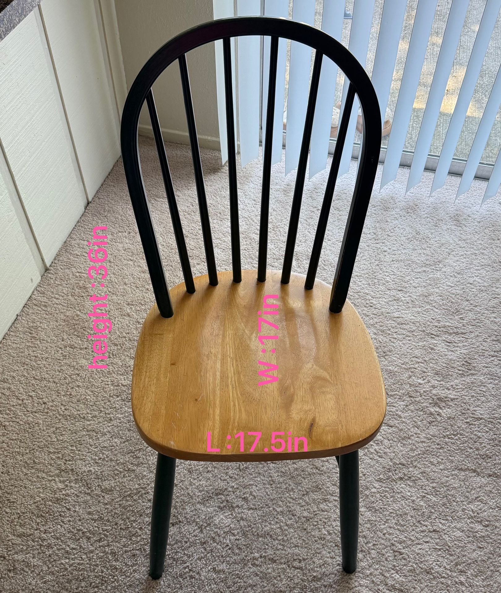 wooden chair