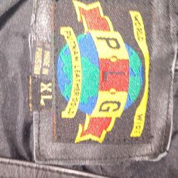 Original Old School Og Size Xl PGK world Wide Leather Rock Motorcycle Riders Vest With Bonus Pockets