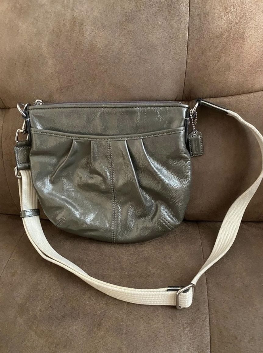 Coach Sage Green Crossbody Purse