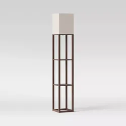 Amazon 3-Tier Shelf Floor Lamps (Set of 2)