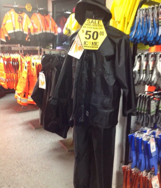 Waterproof 3 piece rain suit
