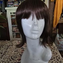 Shirt Brown Hair Wig Synthetic Wig