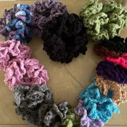 Crochet Scrunchie Handmade 