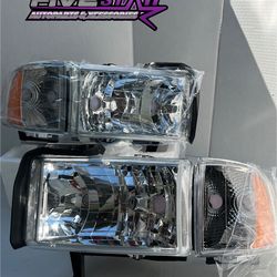 Headlight assembly Dodge ram 94-01