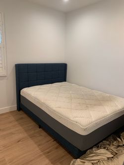 Full size Bed with Mattress and Frame