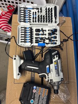 Cordless Impact Driver with Bit Set