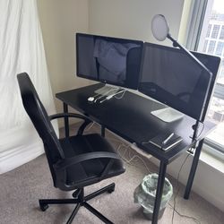 IKEA Desk And Office Chair Combo 