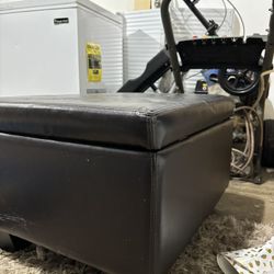 Square Storage Ottoman 