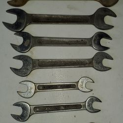 Lot of 7 Craftsman Vanadium Wrenches