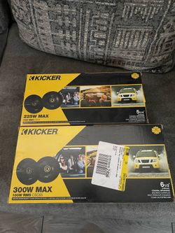 Kicker car speakers( full name in description)