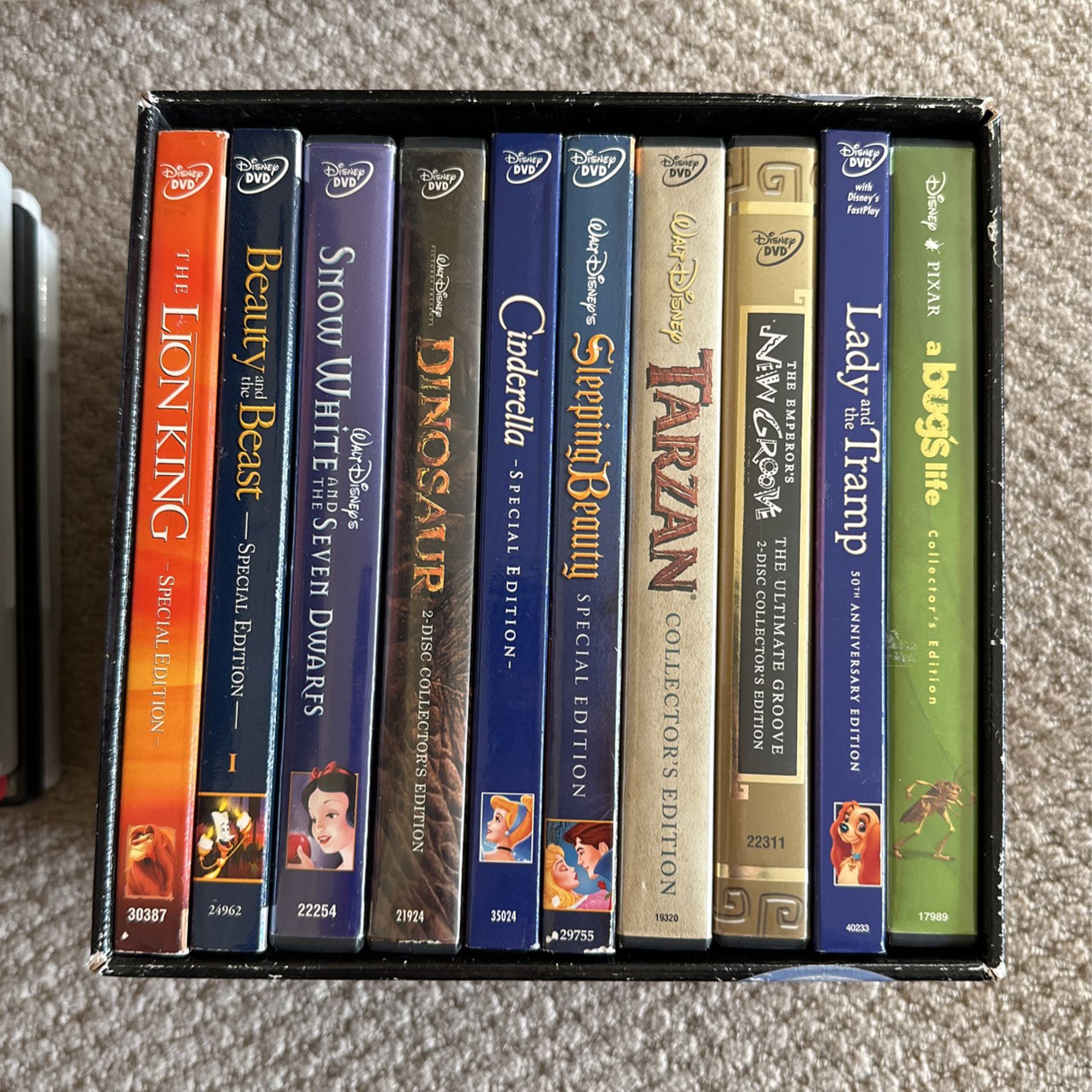 Disney DVD’s Collectors Sets and Singles 40 Count 