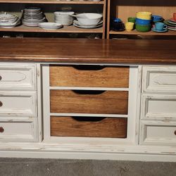 Solid Wood 9-Drawer Dresser, 80" Long