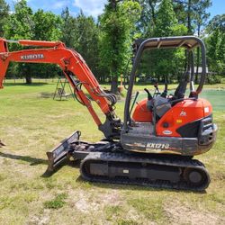 Mini Excavator Dump Trailer Fuel Tank Toolbox