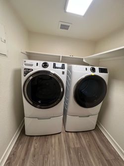 GE Front-Load Washer and Dryer Set