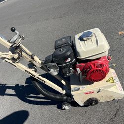 8hp edco gas planer 
