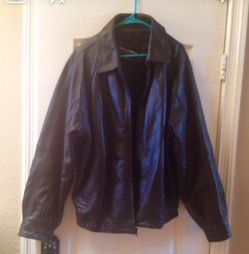 Mens leather jacket