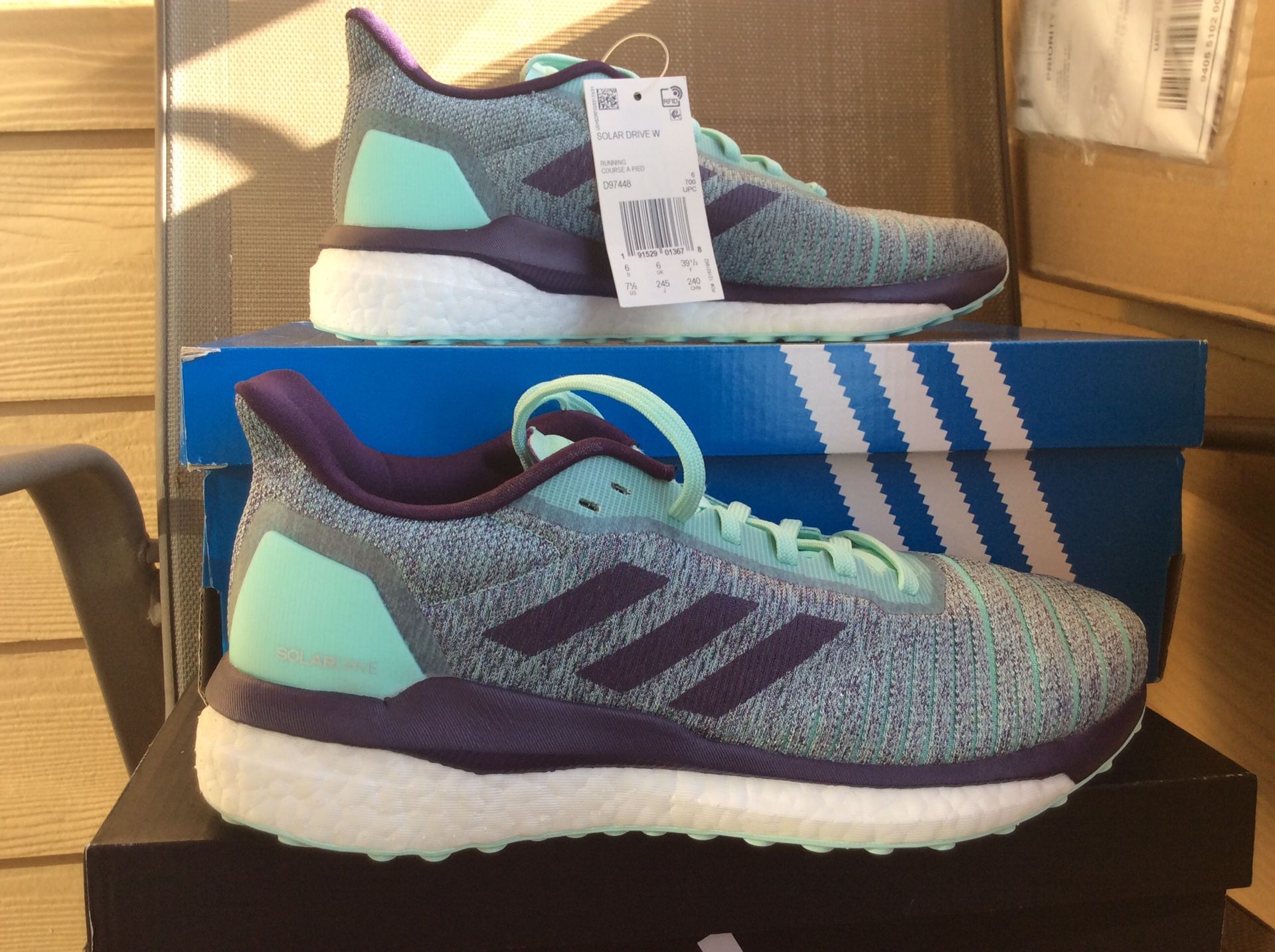 NEW WOMEN’S ADIDAS ORIGINALS SOLAR DRIVE W BOOST PREMIUM RUNNING 🏃‍♀️ SHOES Sz 7.5
