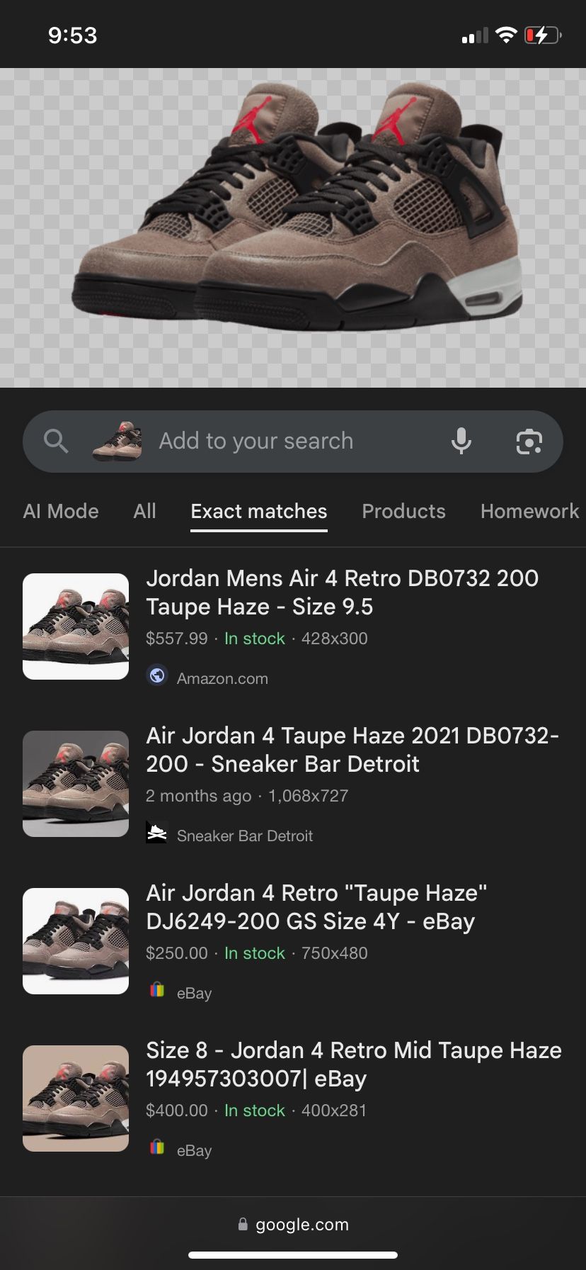 Jordan 4s