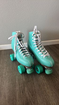 PAPAISON Roller Skates for Women and Men, Deluxe 2 Layer Microfiber Leather Double Row-Classic Roller Skates