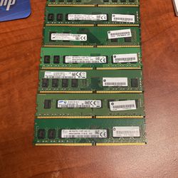 RAM CARDS 4GB PC4 for Desktops