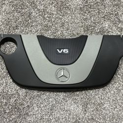 MERCEDES-BENZ Black / Silver Plastic OEM Engine Cover 