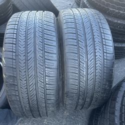 PAIR OF TIRE 275 35 21 Michelin 85% LIFE