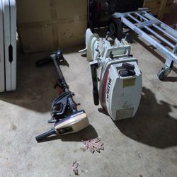 Working trolling and  Small Boat motor- 