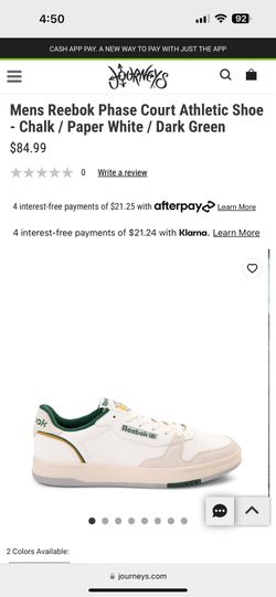 Reebok Phase Court Sneakers Size 10 Gently Used for Sale in Brea CA OfferUp