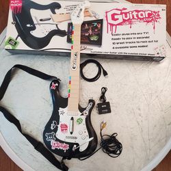 Guitar Star Plug & Play TV Video Game By Division 6 with new HDMI Adaptor and cable 