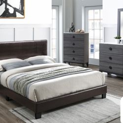 4 Pc Queen Bedroom Set Free Delivery 100 Day Payment Option
