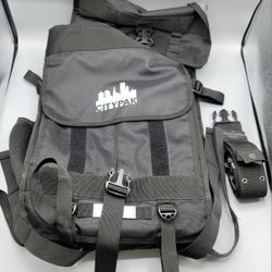 High Sierra City Pak Hiking Biking Back Pack (Black)