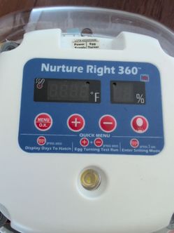 Brand New Nurture Right 360 Egg Incubator