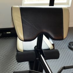 MARCY WEIGHT BENCH & BARS FREE WEIGHTS