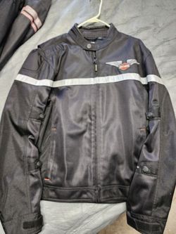 New Mens Harley Davidson Riding Jacket Large