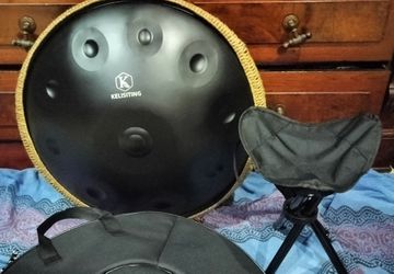 Brand new Kelisiting handpan drum 22" 10 notes 432 Hz  Kurd D minor