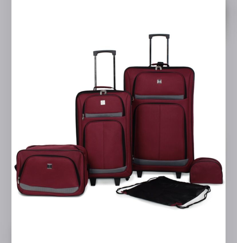 Protege 5 Piece 2-Wheel Luggage Value Set