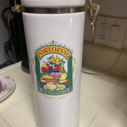 New Ceramic Pasta Canister. 