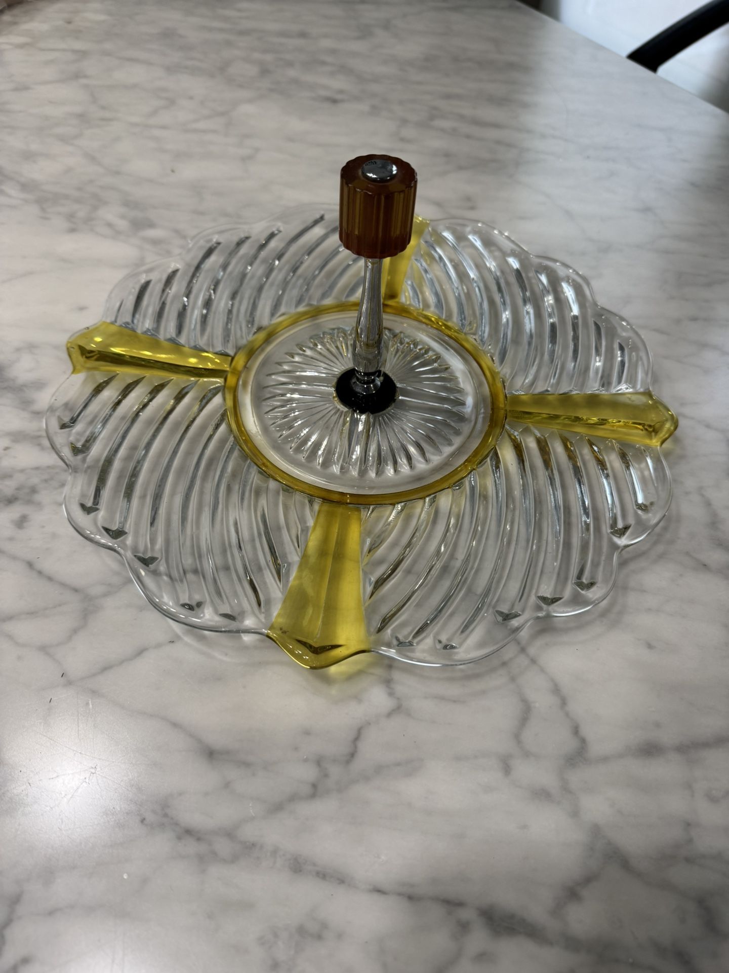  1930’s cookie tray with handle