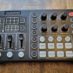 Live Sound Card Mixer
