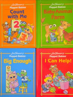 1992 Jim Hensons My First Book Club Muppet Babies Set of 4 Hardcover Books