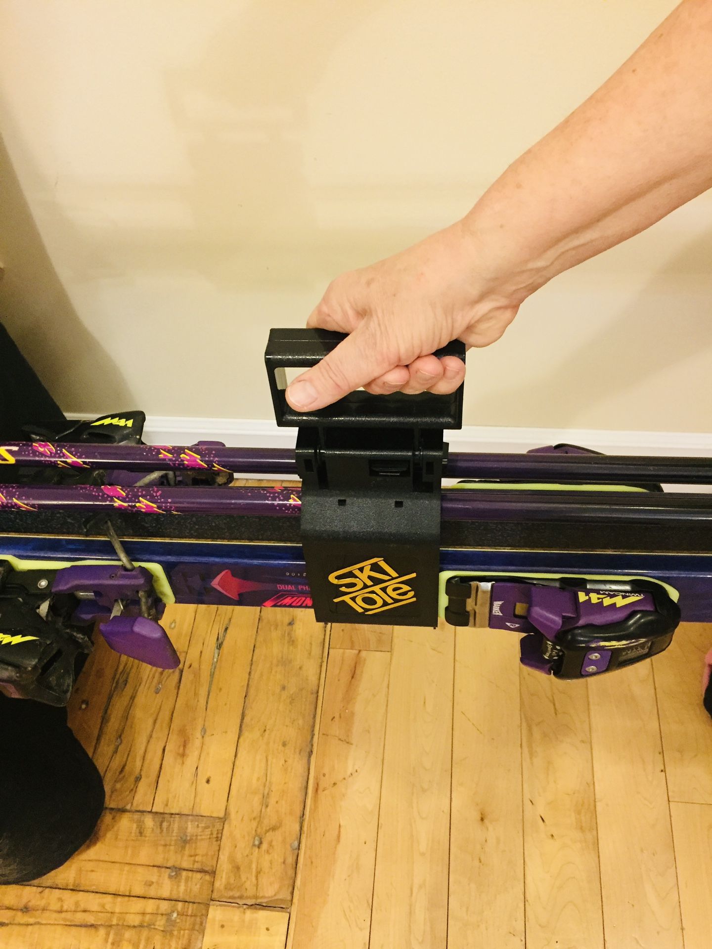 Ski Tote; Cable Lock; Boots Salomon Optima Exp 8.1