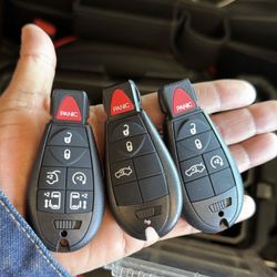 Keys Ford Dodge Jeep Chrysler Challenger Caravan Ram Town And Country Durango Charger 