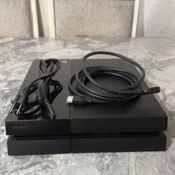 Ps4 500GB Console With Cables