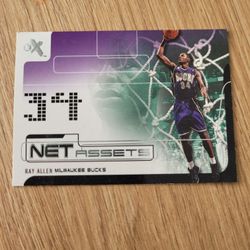 2002 Fleer Ray Allen Card