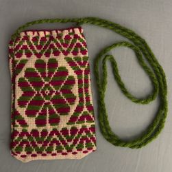 Handmade Mexican Embroidery Phone Crossbody