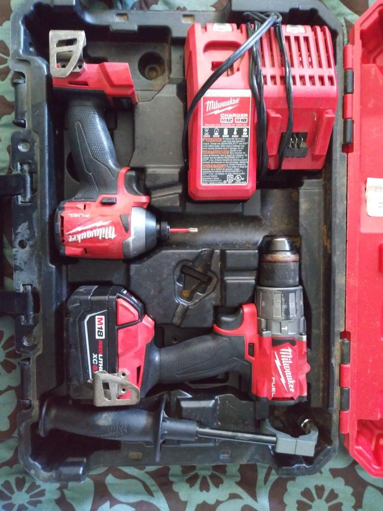 Milwaukee 18v fuel impact n drill