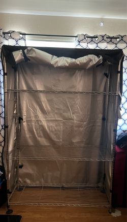 Metal Shelving With Cover