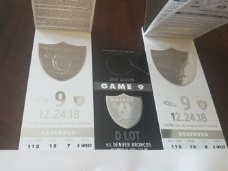 Raiders parking pass only